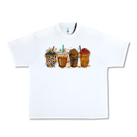 White leopard and cowhide drink Urban Heavy Tee - RacoonDesign