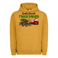 Pigment Peanut Butter Santa's Favorite Truck Driver Urban Hoodie - LillyAllenDesigns