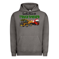 Pigment Tornado Santa's Favorite Truck Driver Urban Hoodie - LillyAllenDesigns