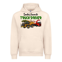 Sandshell Santa's Favorite Truck Driver Urban Hoodie - LillyAllenDesigns