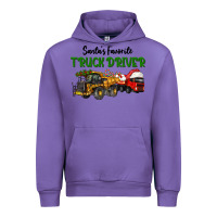 Tulip Santa's Favorite Truck Driver Urban Hoodie - LillyAllenDesigns