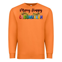 Carrot merry happy chrismukkah with olive branch Premium Sweatshirt - FaDigitalArtStudio