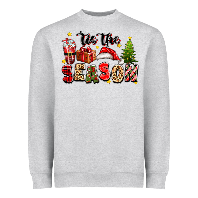 Tis The Season Christmas Heavyweight Sweatshirt by texasbilliewilder | Teevron