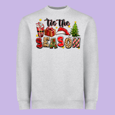 Tis The Season Christmas Heavyweight Sweatshirt Designed By Texasbilliewilder