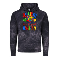 Cloud Black autism is not a disability it's a different abilit Vintage Hoodie - LillyAllenDesigns
