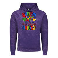 Cloud Purple autism is not a disability it's a different abilit Vintage Hoodie - LillyAllenDesigns
