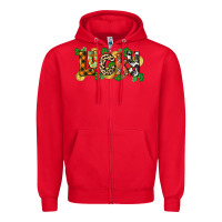 Red Western lucky St. Patrick's Day Zipper Hoodie - CowGirlArtShop