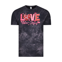 Cloud Black love like jesus la Vintage Tee - LillyAllenDesigns