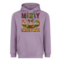 Lavender merry christmas with cupcake bbs Heavyweight Hoodie - BundleAndBundleShop
