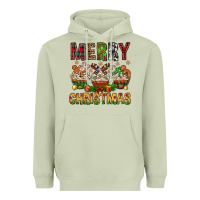 Matcha merry christmas with cupcake bbs Heavyweight Hoodie - BundleAndBundleShop