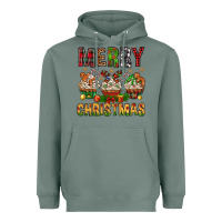 Sage merry christmas with cupcake bbs Heavyweight Hoodie - BundleAndBundleShop