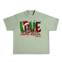 Oil Green love came dow christmas Urban Heavy Tee - RacoonDesign