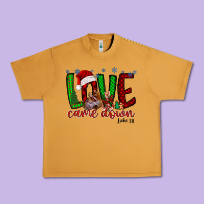 Love Came Dow Christmas Urban Heavy Tee Designed By Racoondesign