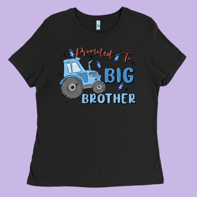 Promoted To Big Brother Ladies Tee Designed By Maliassmallbusiness