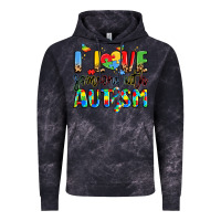 Cloud Black i love someone with autism Vintage Hoodie - LillyAllenDesigns