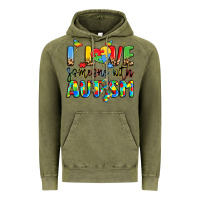 Vintage Olive i love someone with autism Vintage Hoodie - LillyAllenDesigns