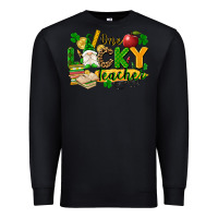 Black one lucky teacher Premium Sweatshirt - FaDigitalArtStudio