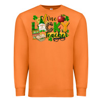 Carrot one lucky teacher Premium Sweatshirt - FaDigitalArtStudio