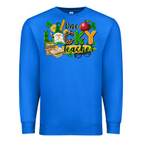 True Royal one lucky teacher Premium Sweatshirt - FaDigitalArtStudio