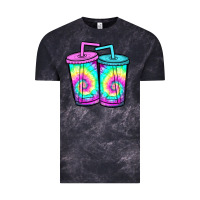Cloud Black tie dye loaded tea Vintage Tee - JahusDesignShop