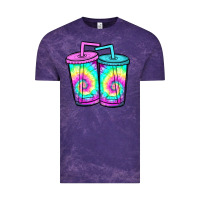 Cloud Purple tie dye loaded tea Vintage Tee - JahusDesignShop