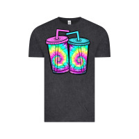 Vintage Black tie dye loaded tea Vintage Tee - JahusDesignShop