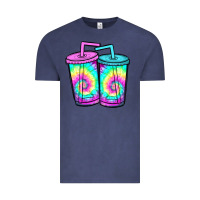 Vintage Denim tie dye loaded tea Vintage Tee - JahusDesignShop