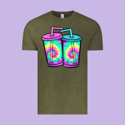 Tie Dye Loaded Tea Vintage Tee Designed By Jahusdesignshop