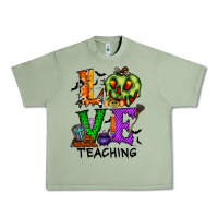 Oil Green love taching halloween Urban Heavy Tee - RacoonDesign