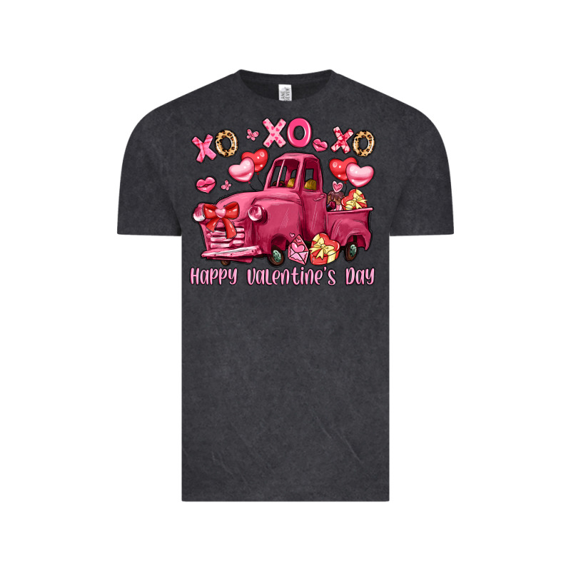 Xo Xo Xo Happy Valentine's Day Truck Vintage Tee by LillyAllenDesigns | Teevron