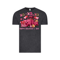 Vintage Black xo xo xo happy valentine's day truck Vintage Tee - LillyAllenDesigns