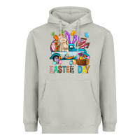 Moon Dust Easter Day With Truck Heavyweight Hoodie - BundleAndBundleShop