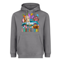 Storm Easter Day With Truck Heavyweight Hoodie - BundleAndBundleShop