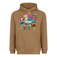 Toasted Coconut Easter Day With Truck Heavyweight Hoodie - BundleAndBundleShop