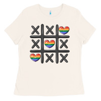 Bone pride tic tac toe Ladies Tee - MaliasSmallBusiness