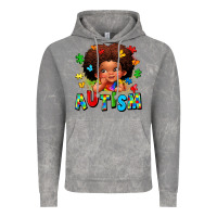 Cloud Rock autism afro girl Vintage Hoodie - LillyAllenDesigns