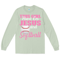 Matcha This Girl Jesus And Softball Long Sleeve Tee - Bettercallsaul