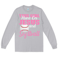 Moon Dust This Girl Jesus And Softball Long Sleeve Tee - Bettercallsaul