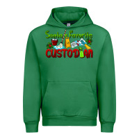 Emerald Santa's Favorite Custodian Urban Hoodie - LillyAllenDesigns