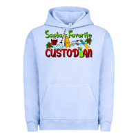 Pigment Grape Ice Santa's Favorite Custodian Urban Hoodie - LillyAllenDesigns