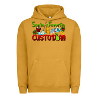 Pigment Peanut Butter Santa's Favorite Custodian Urban Hoodie - LillyAllenDesigns