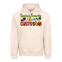 Sandshell Santa's Favorite Custodian Urban Hoodie - LillyAllenDesigns