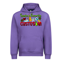 Tulip Santa's Favorite Custodian Urban Hoodie - LillyAllenDesigns