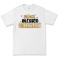 White black blessed & beautiful Premium Tee - MaliasSmallBusiness