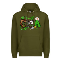 Army Green St. Patrick's Day CMA Premium Hoodie - OliviaCreatesArt