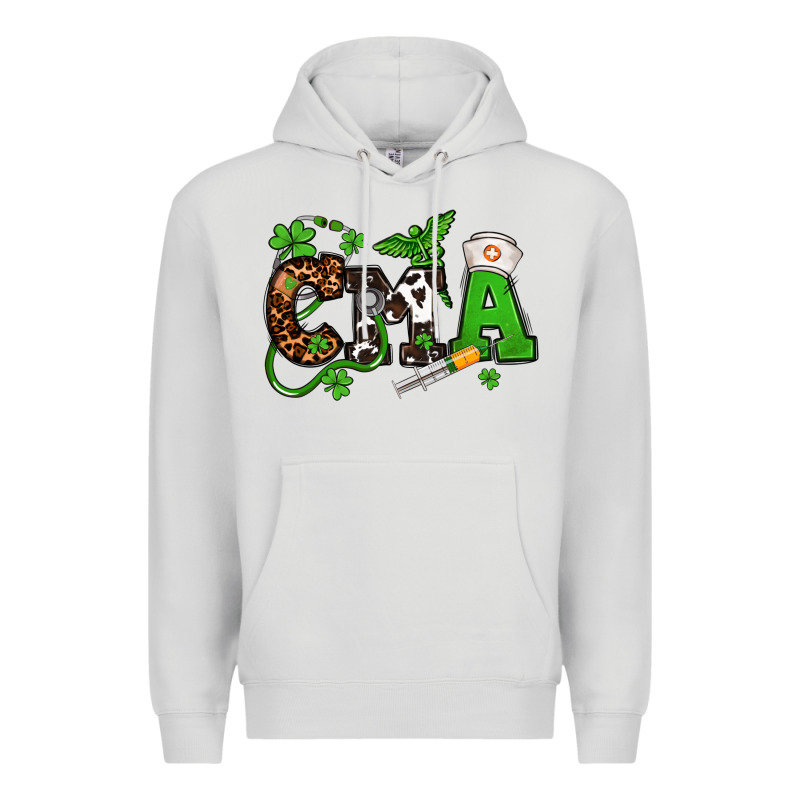 St. Patrick's Day Cma Premium Hoodie by OliviaCreatesArt | Teevron