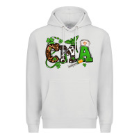 Dove Grey St. Patrick's Day CMA Premium Hoodie - OliviaCreatesArt