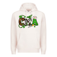 Pale Pink St. Patrick's Day CMA Premium Hoodie - OliviaCreatesArt