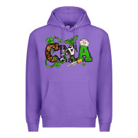 Purple St. Patrick's Day CMA Premium Hoodie - OliviaCreatesArt