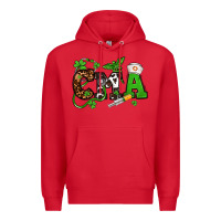 Red St. Patrick's Day CMA Premium Hoodie - OliviaCreatesArt